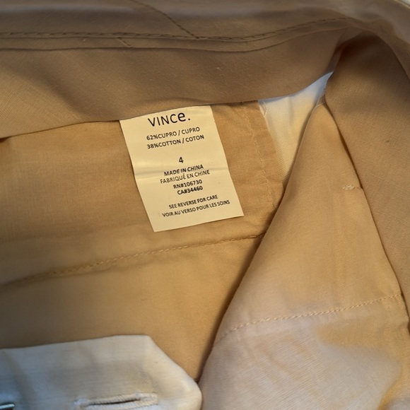 NWT - Antique white ankle pants, elasticized cuffs, cotton/cupro blend, sz 4 - Picture 3 of 5